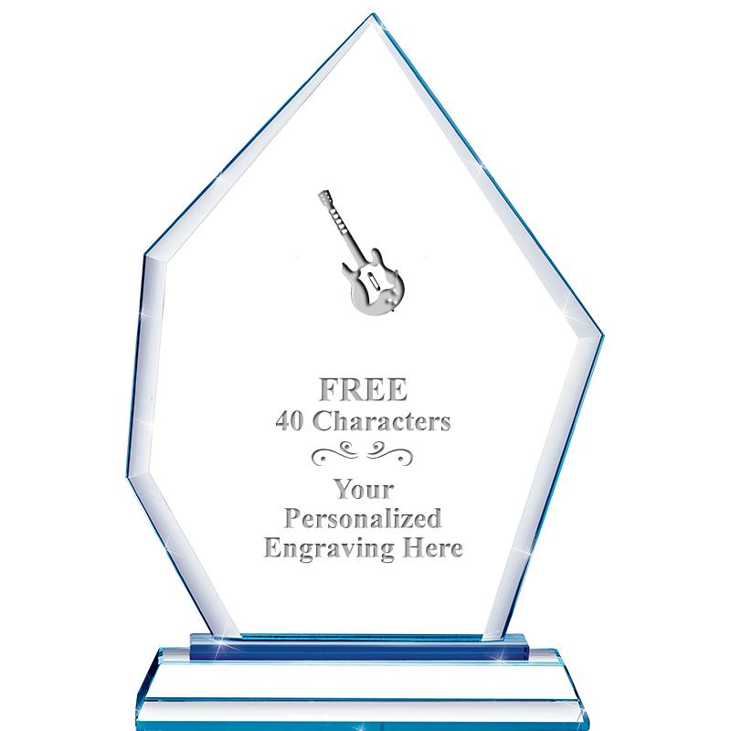 8" BLUE EMPHASIS PEAK CRYSTAL