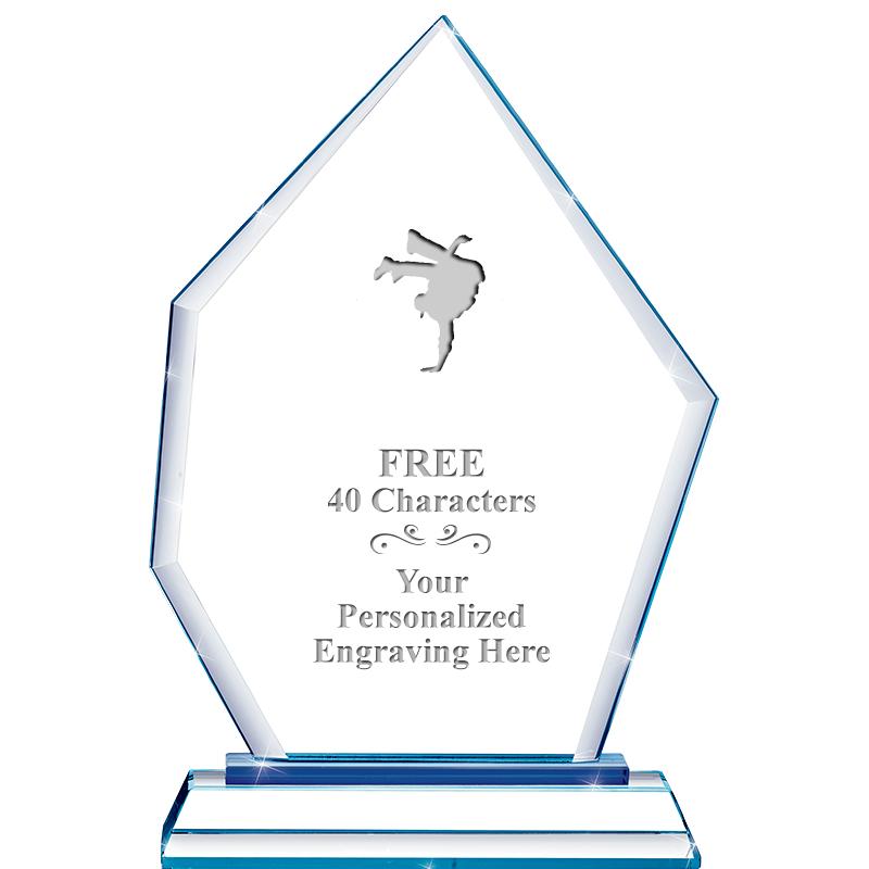 8" BLUE EMPHASIS PEAK CRYSTAL