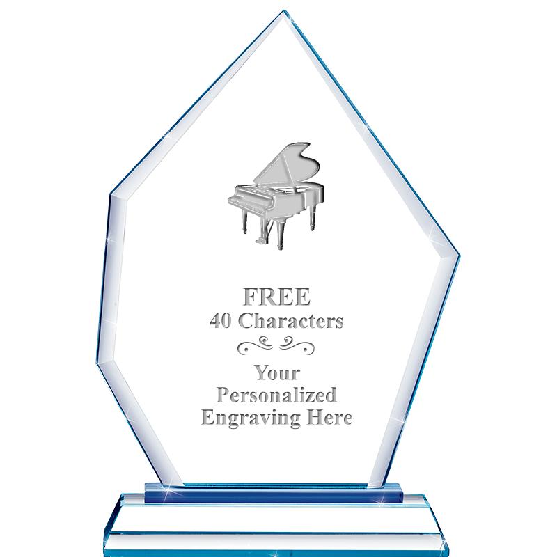 8" BLUE EMPHASIS PEAK CRYSTAL