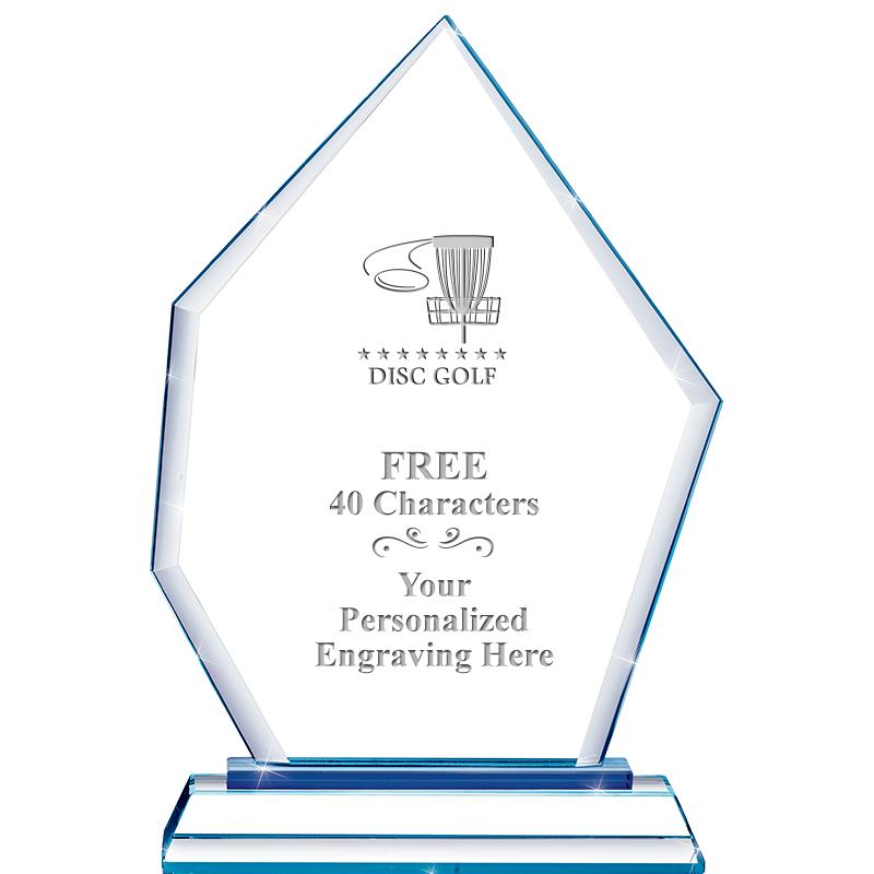 8" BLUE EMPHASIS PEAK CRYSTAL