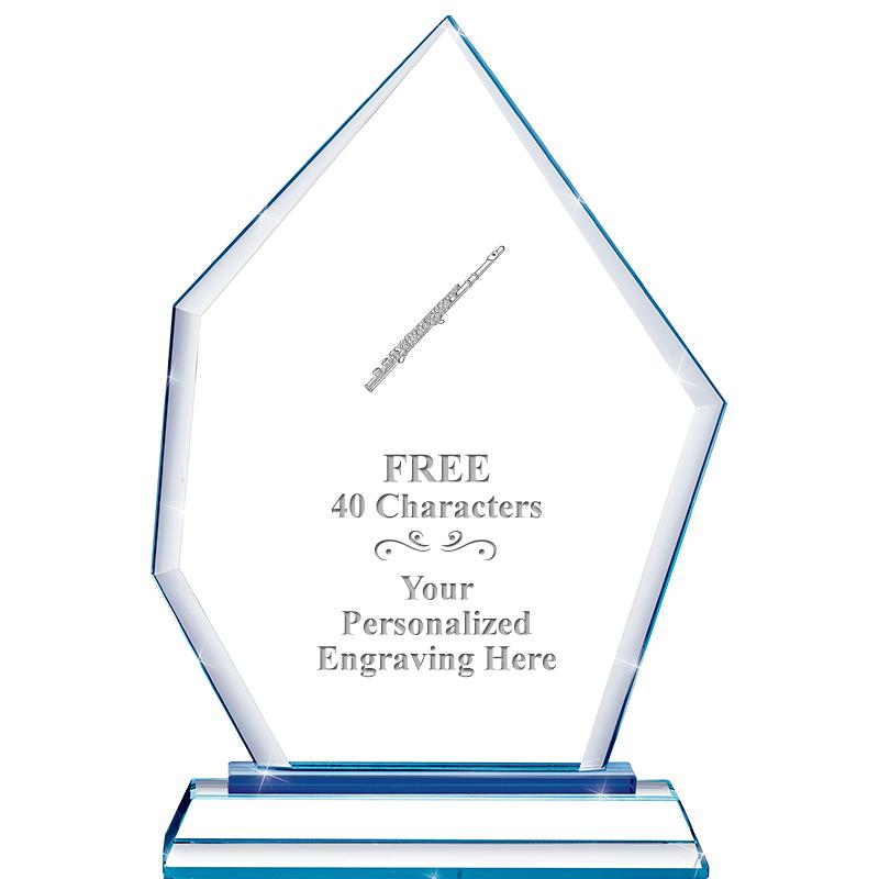 8" BLUE EMPHASIS PEAK CRYSTAL