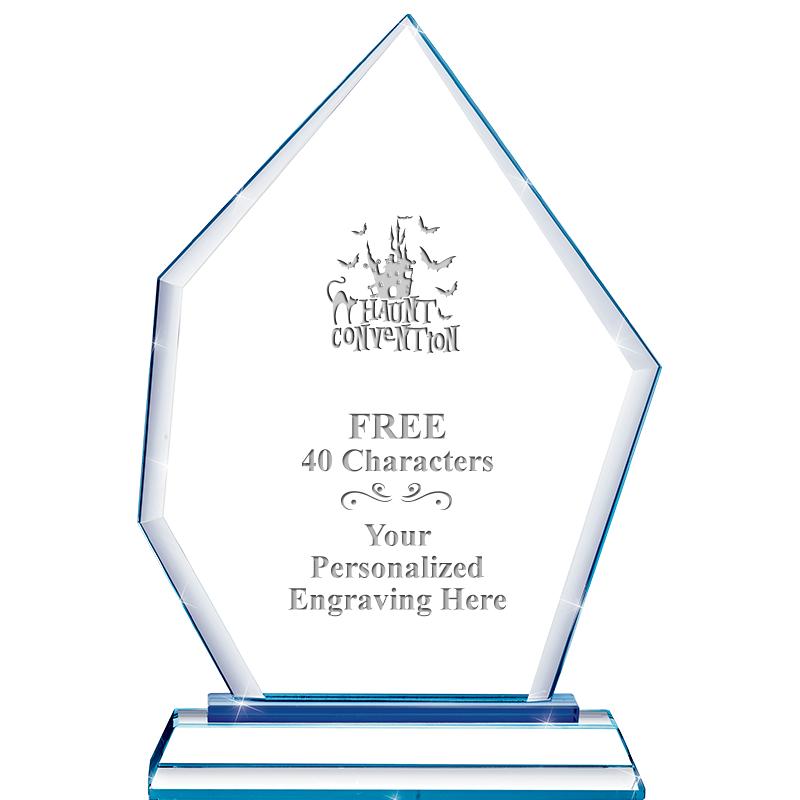 8" BLUE EMPHASIS PEAK CRYSTAL