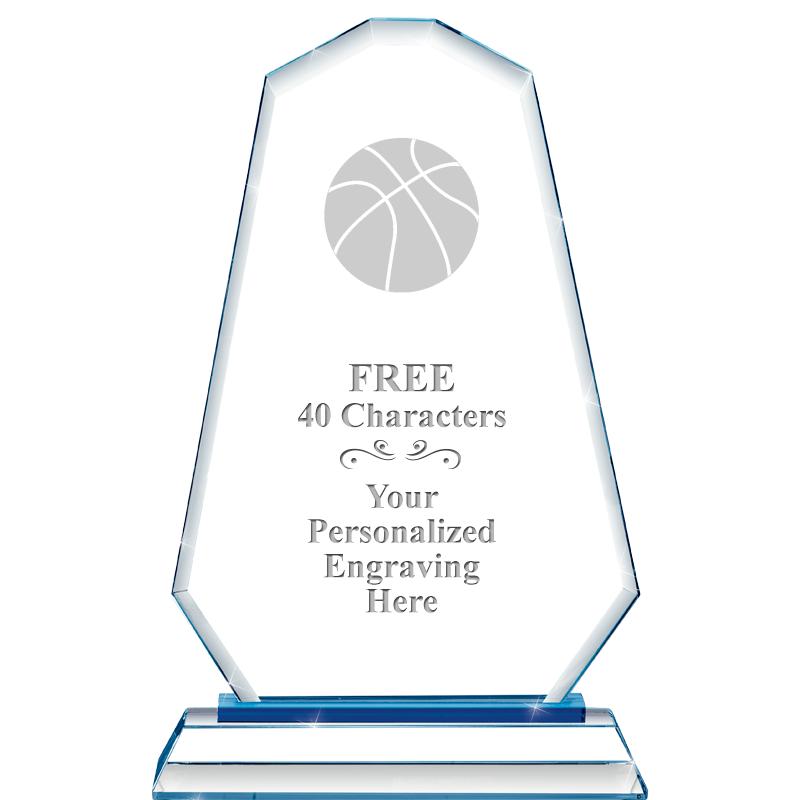 8"BLUE EMPHASIS SUMMIT CRYSTAL