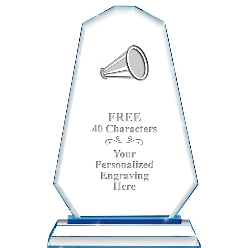 8"BLUE EMPHASIS SUMMIT CRYSTAL