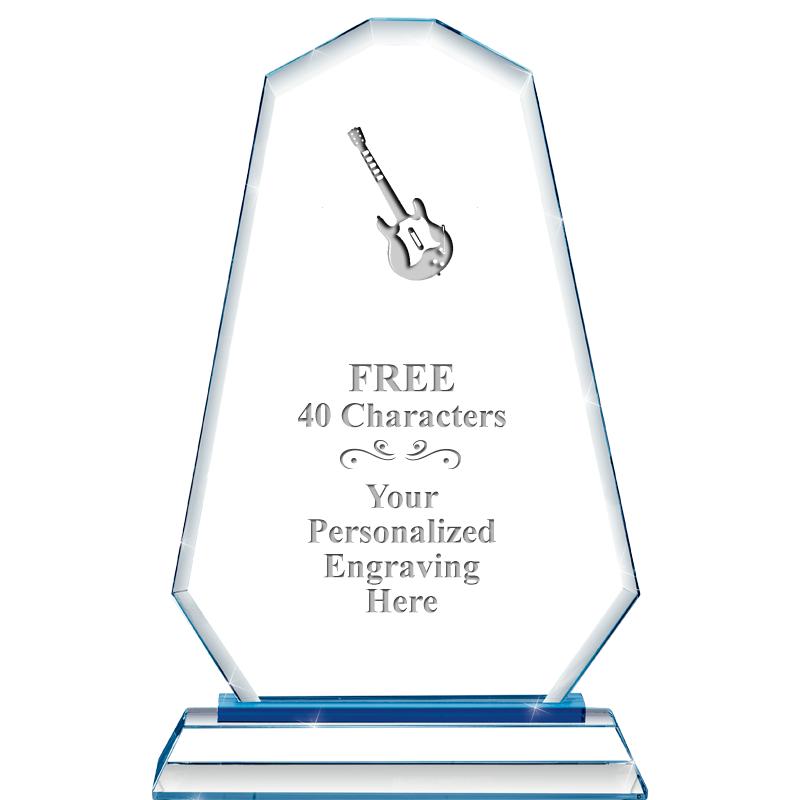 8"BLUE EMPHASIS SUMMIT CRYSTAL