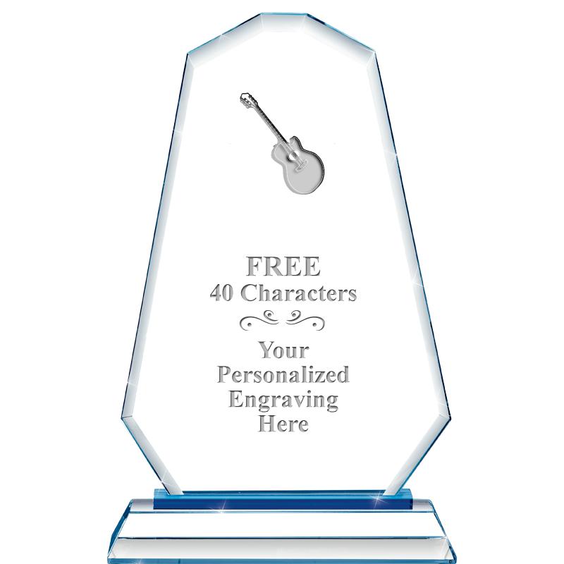 8"BLUE EMPHASIS SUMMIT CRYSTAL