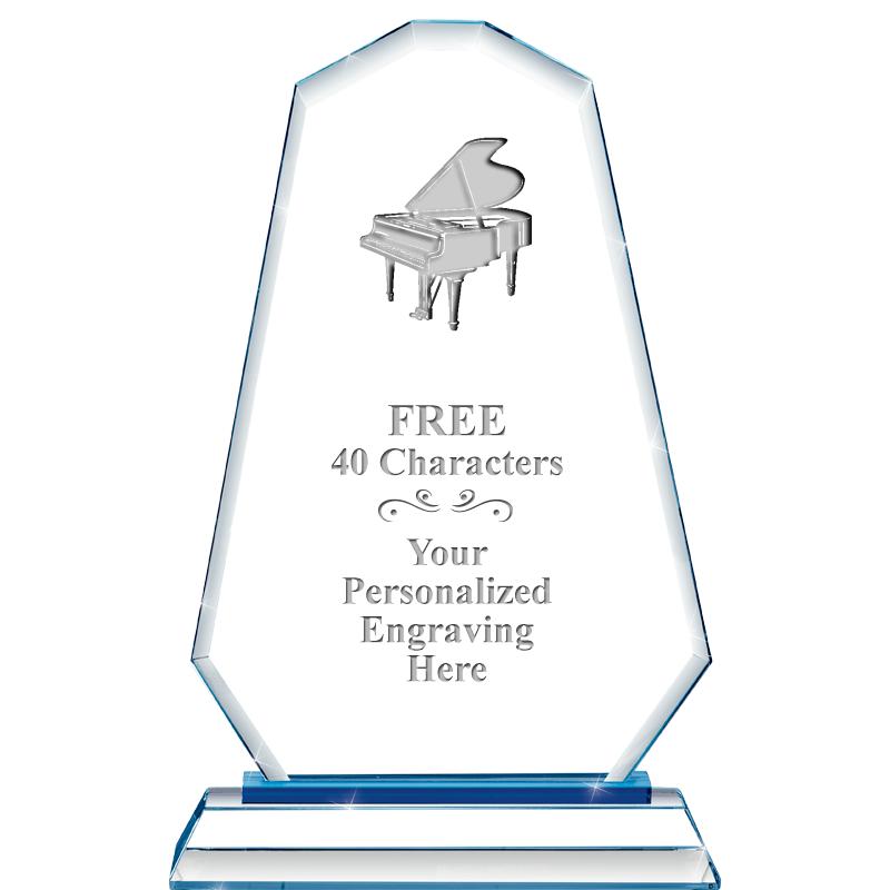 8"BLUE EMPHASIS SUMMIT CRYSTAL