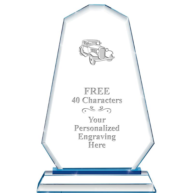 8"BLUE EMPHASIS SUMMIT CRYSTAL