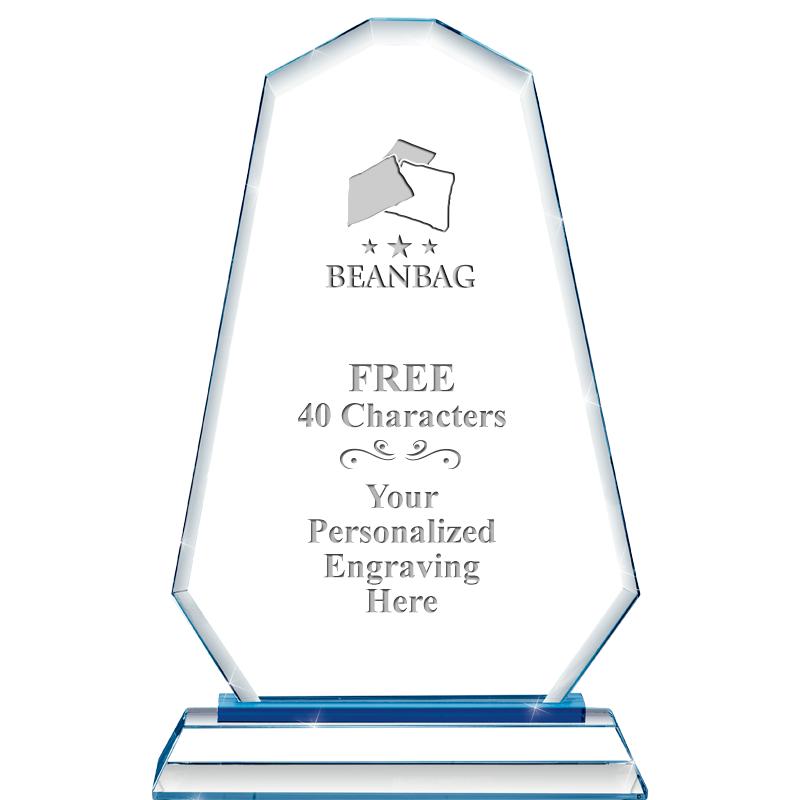 8"BLUE EMPHASIS SUMMIT CRYSTAL