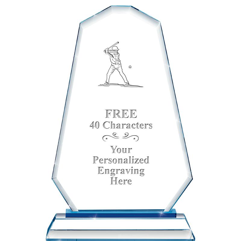 8"BLUE EMPHASIS SUMMIT CRYSTAL