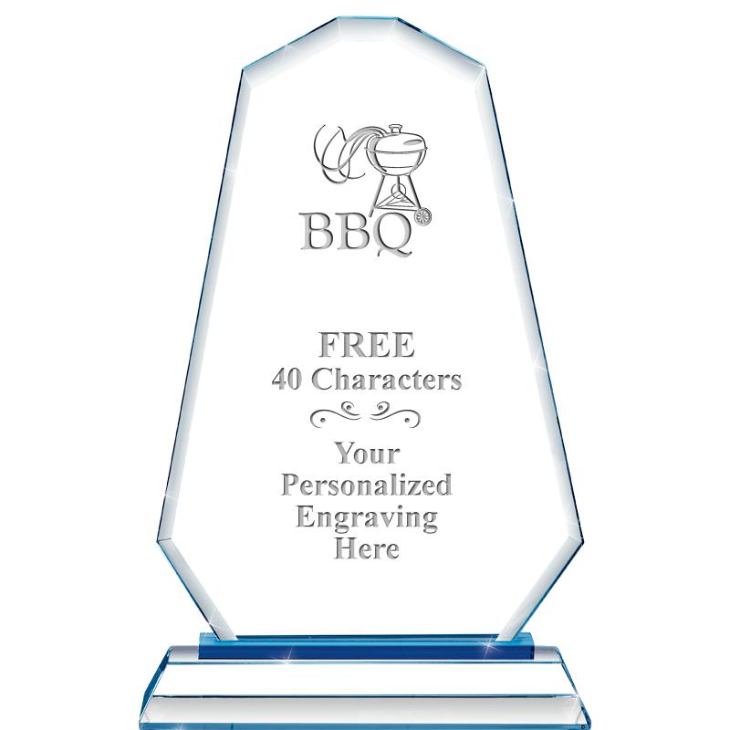 8"BLUE EMPHASIS SUMMIT CRYSTAL