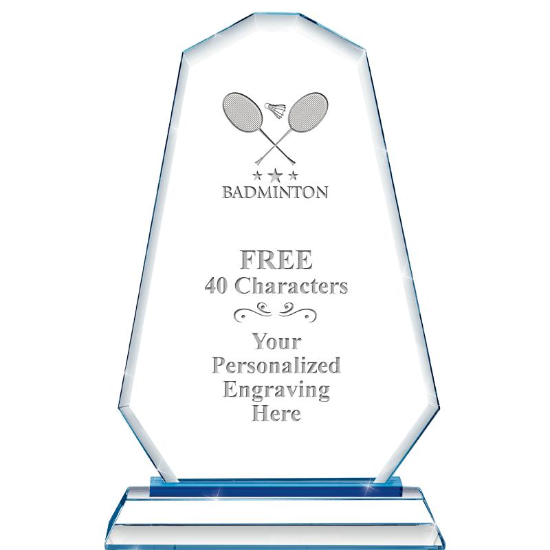 8"BLUE EMPHASIS SUMMIT CRYSTAL