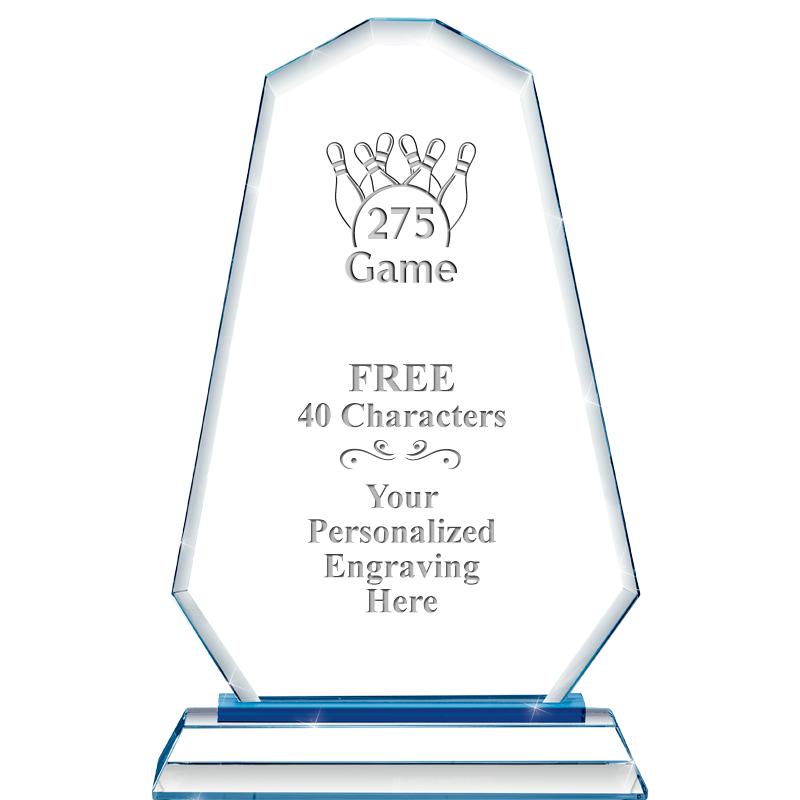 8"BLUE EMPHASIS SUMMIT CRYSTAL