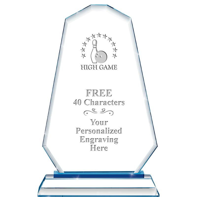 8"BLUE EMPHASIS SUMMIT CRYSTAL