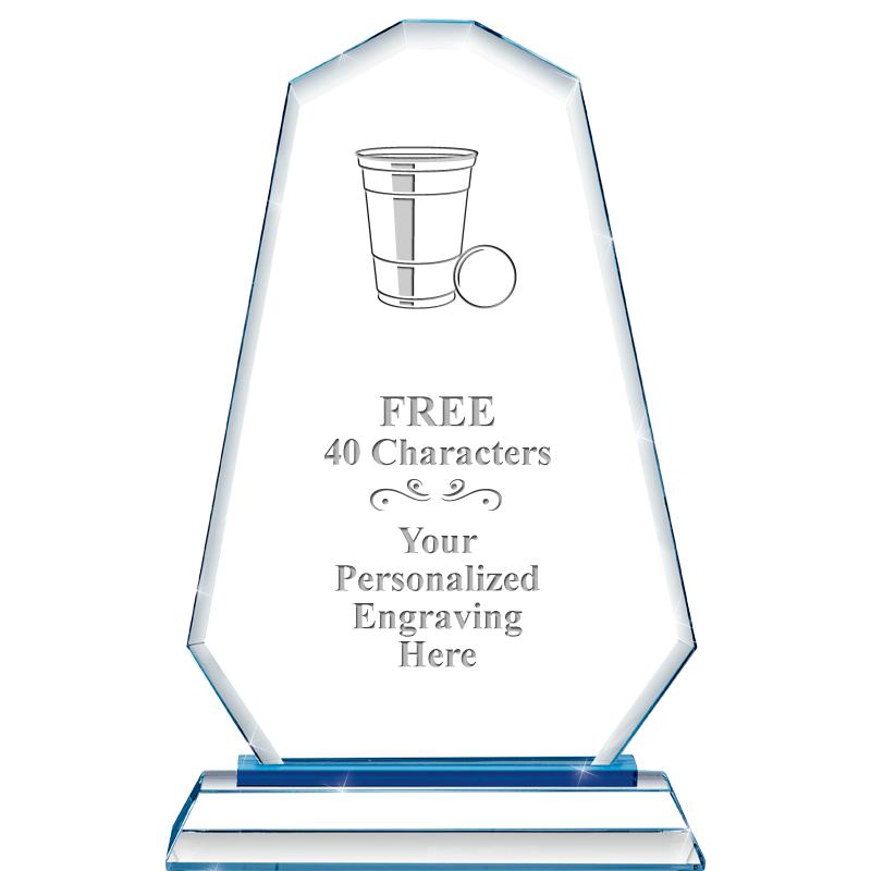 8"BLUE EMPHASIS SUMMIT CRYSTAL