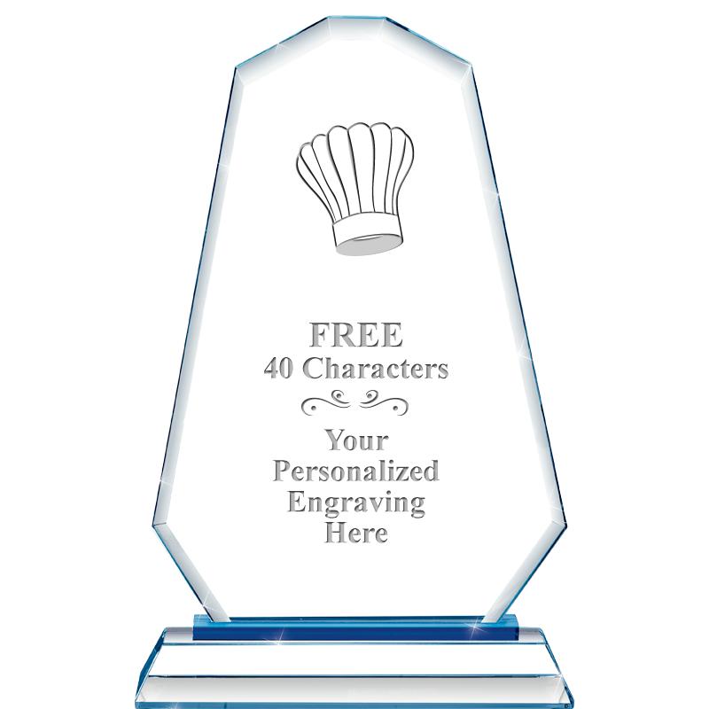 8"BLUE EMPHASIS SUMMIT CRYSTAL