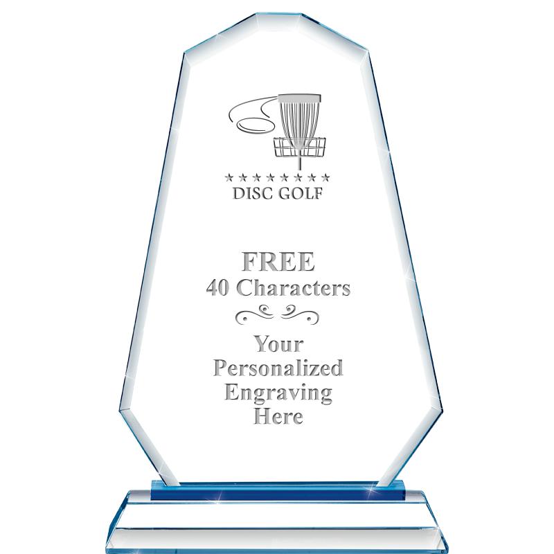 8"BLUE EMPHASIS SUMMIT CRYSTAL