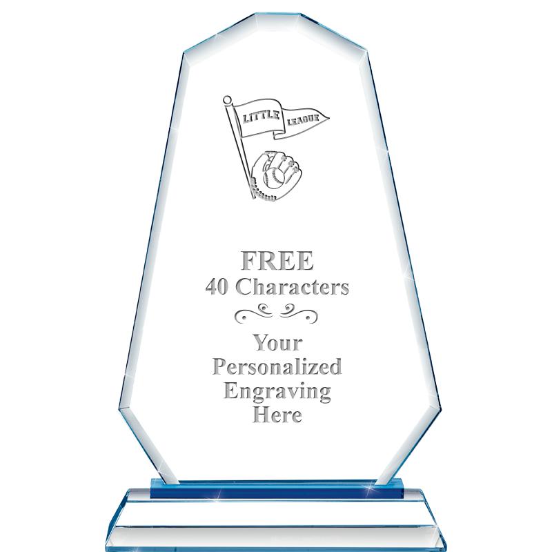 8"BLUE EMPHASIS SUMMIT CRYSTAL