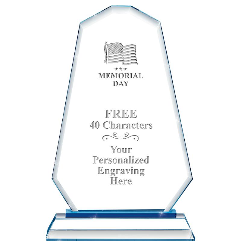 8"BLUE EMPHASIS SUMMIT CRYSTAL