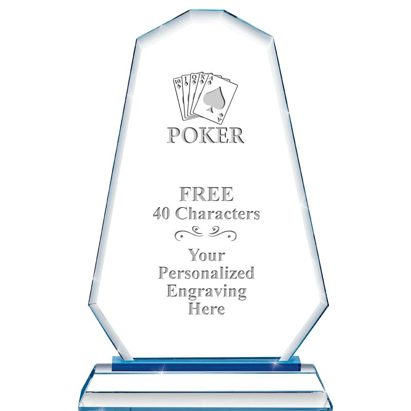 8"BLUE EMPHASIS SUMMIT CRYSTAL