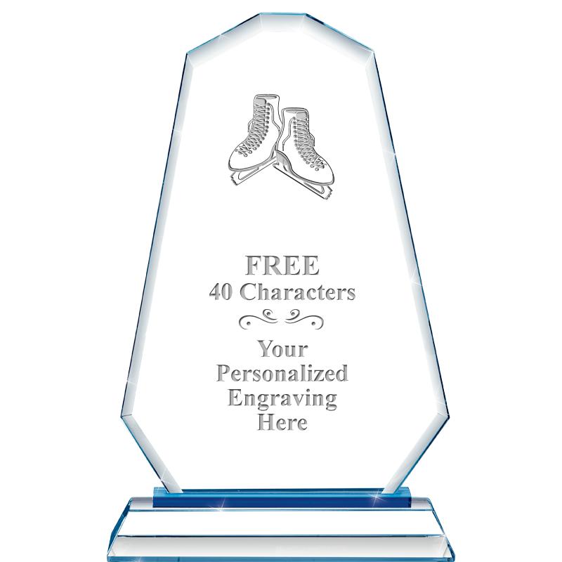 8"BLUE EMPHASIS SUMMIT CRYSTAL