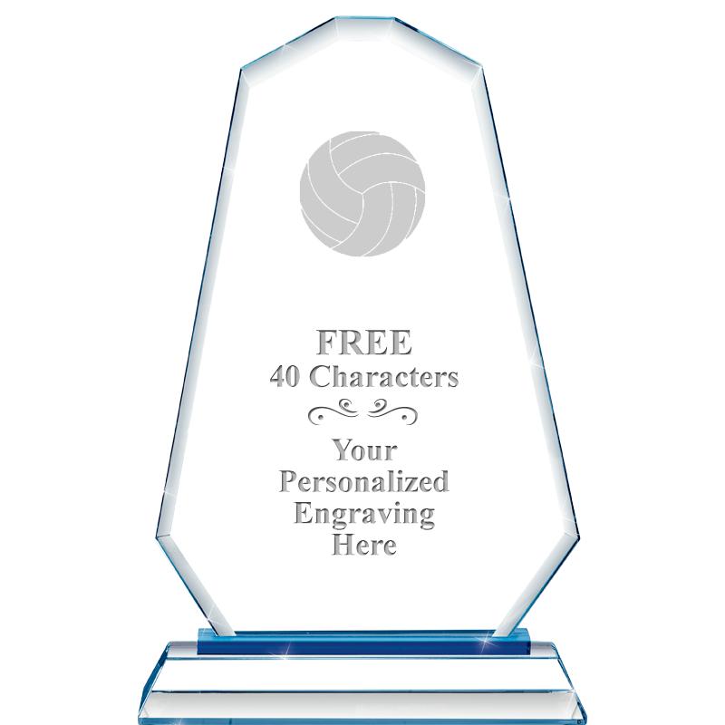 8"BLUE EMPHASIS SUMMIT CRYSTAL