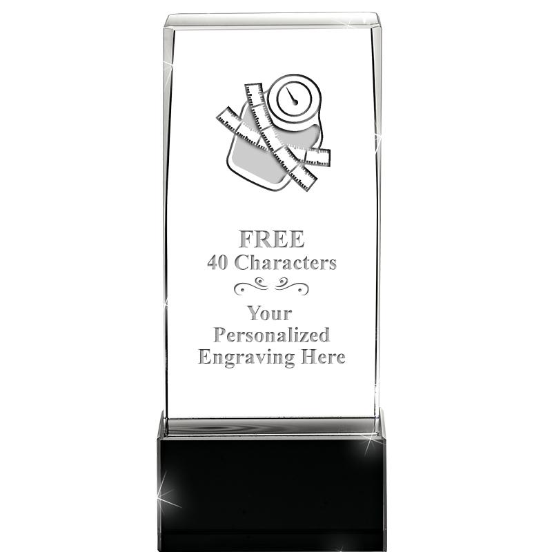 5 3/4" ONYX LUX CRYSTALS