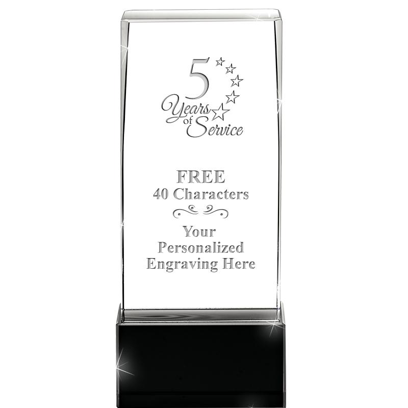 5 3/4" ONYX LUX CRYSTALS