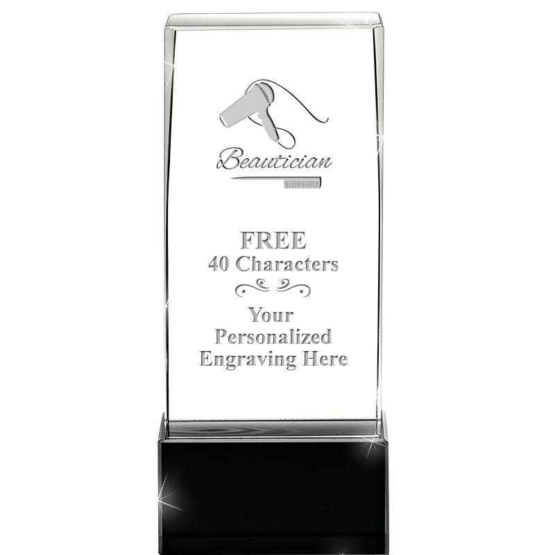 5 3/4" ONYX LUX CRYSTALS