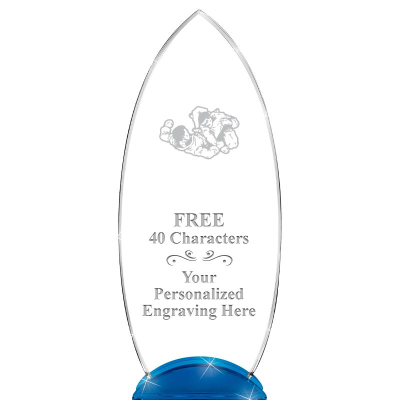 12" BLUE BEACON CRYSTAL