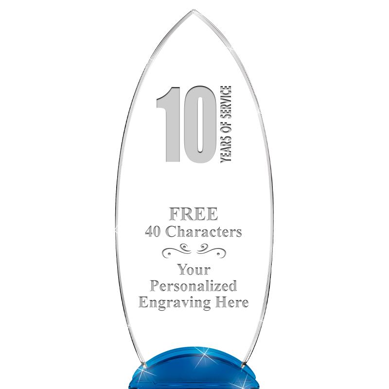 12" BLUE BEACON CRYSTAL