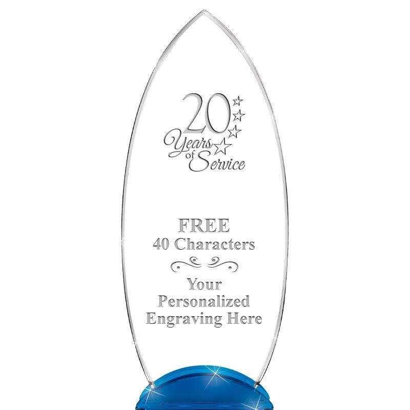 12" BLUE BEACON CRYSTAL