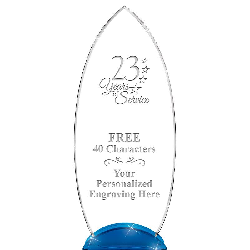 12" BLUE BEACON CRYSTAL