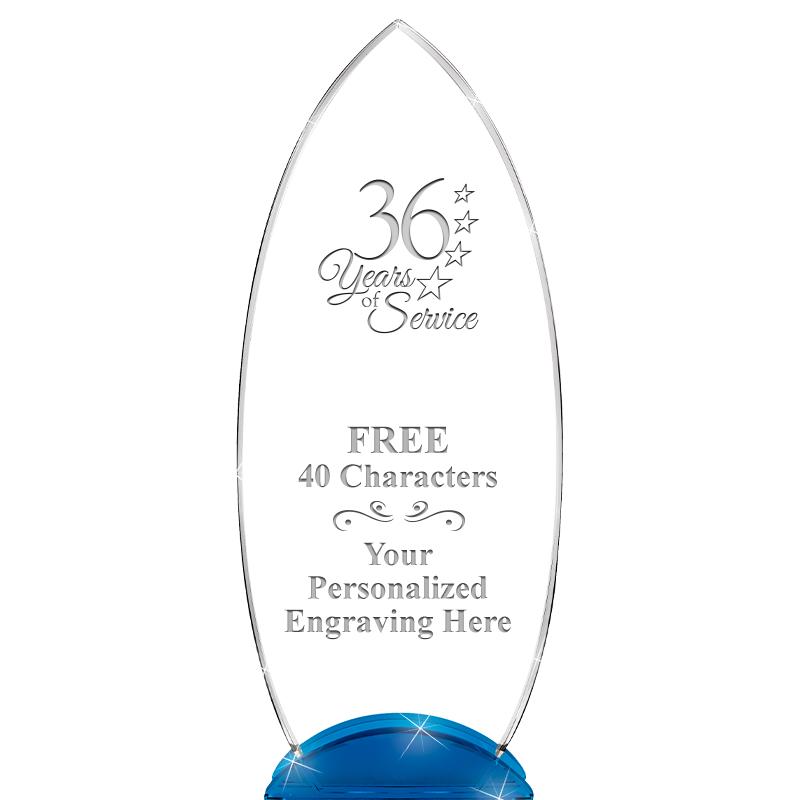 12" BLUE BEACON CRYSTAL