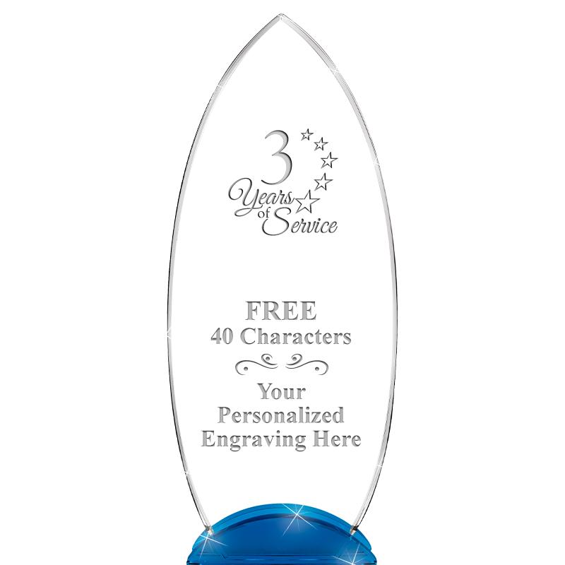 12" BLUE BEACON CRYSTAL