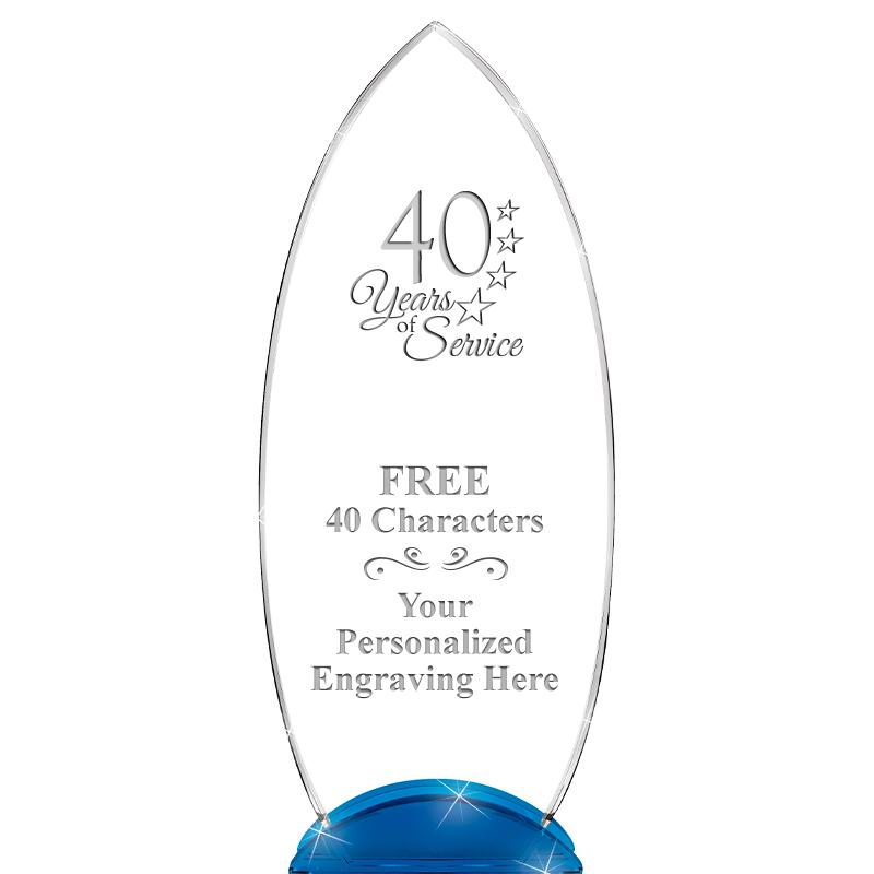 12" BLUE BEACON CRYSTAL