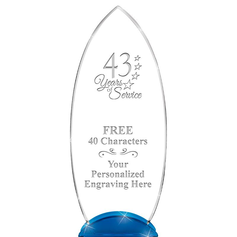 12" BLUE BEACON CRYSTAL