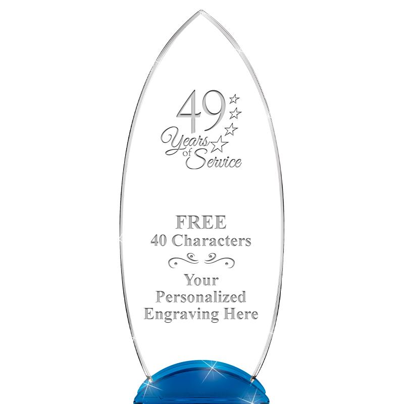 12" BLUE BEACON CRYSTAL