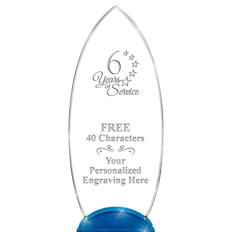 12" BLUE BEACON CRYSTAL