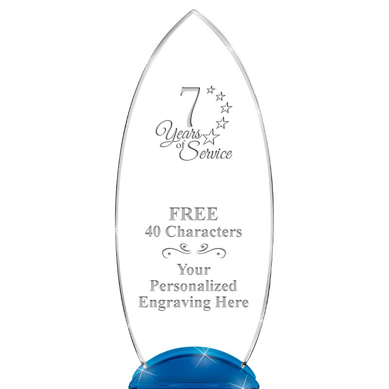 12" BLUE BEACON CRYSTAL