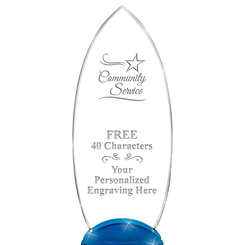 12" BLUE BEACON CRYSTAL