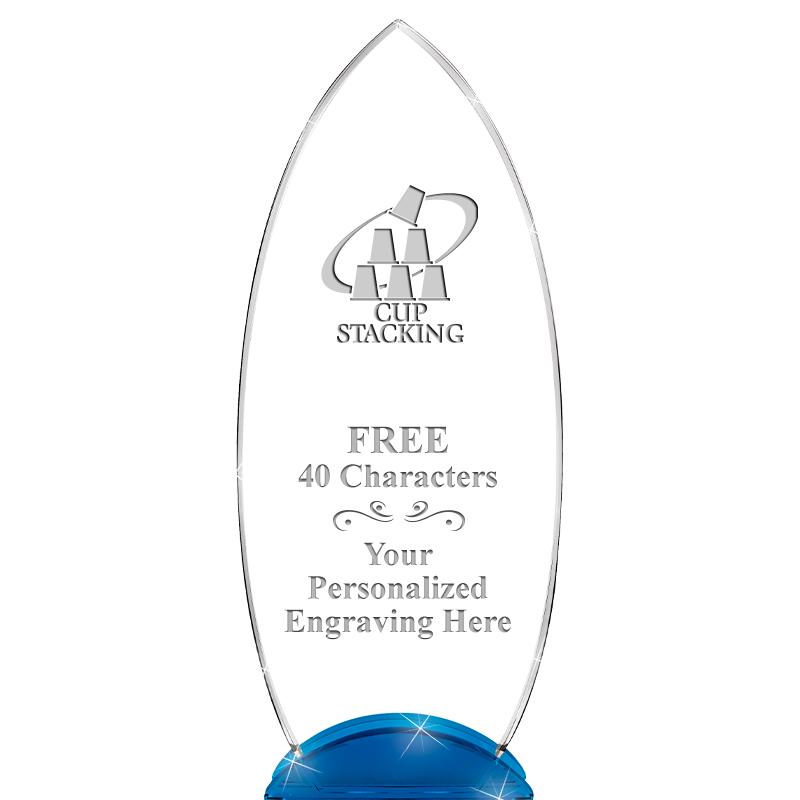 12" BLUE BEACON CRYSTAL