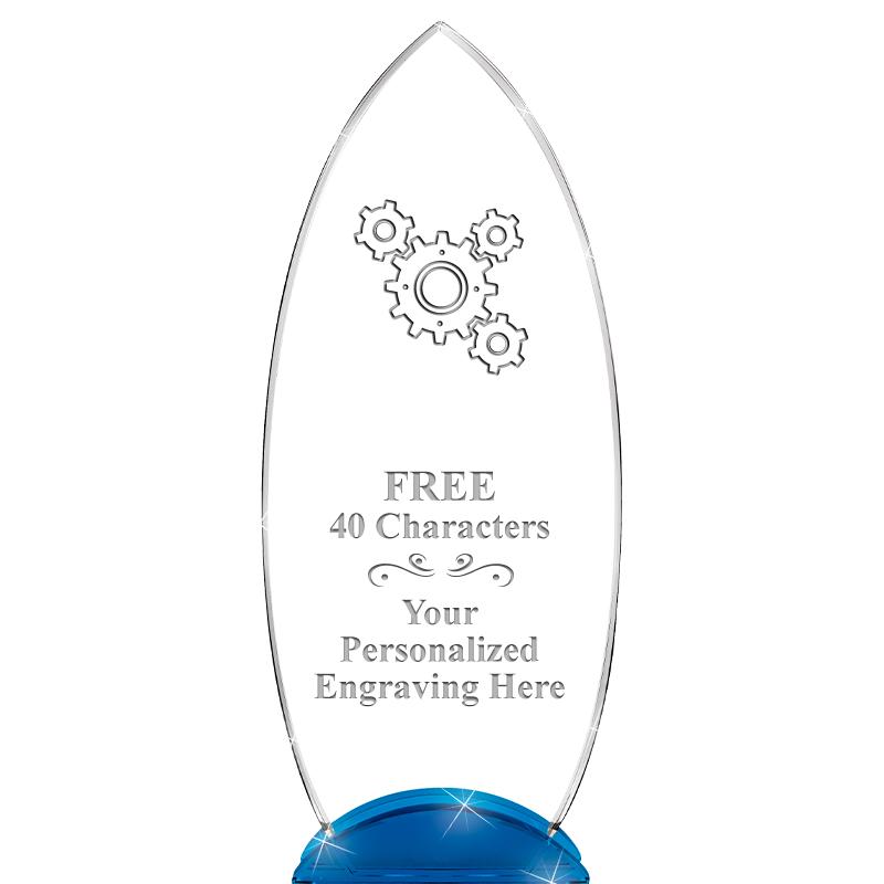 12" BLUE BEACON CRYSTAL