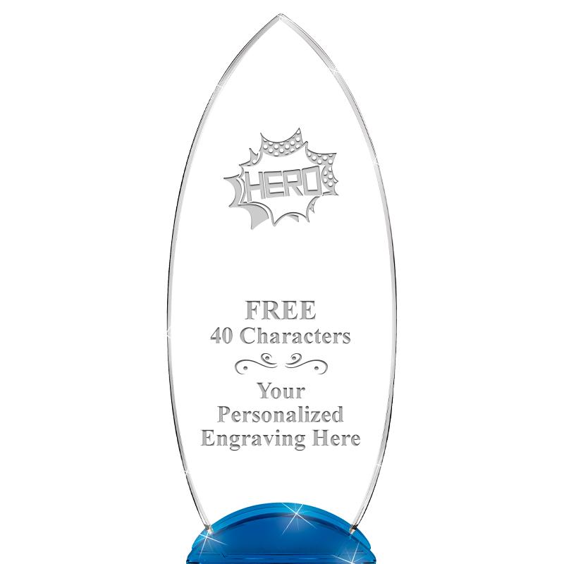 12" BLUE BEACON CRYSTAL