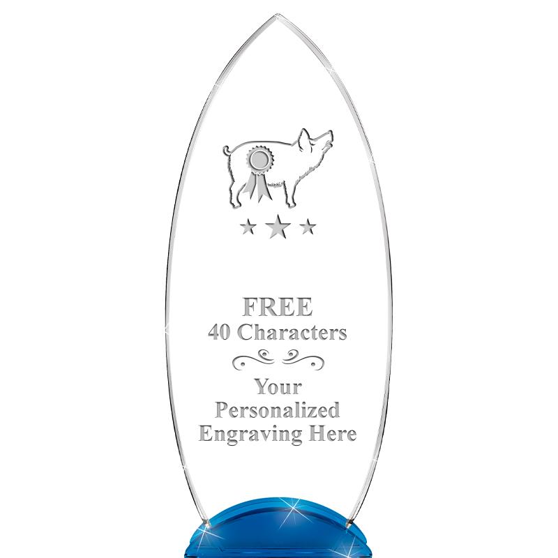 12" BLUE BEACON CRYSTAL