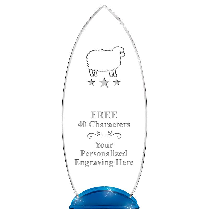 12" BLUE BEACON CRYSTAL