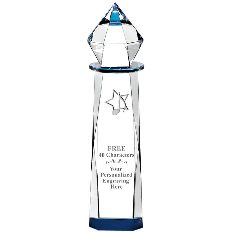 10.25"SAPPHIRE DIAMOND CRYSTAL
