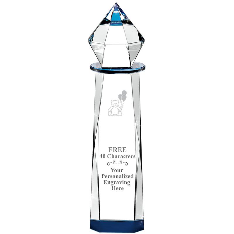 10.25"SAPPHIRE DIAMOND CRYSTAL