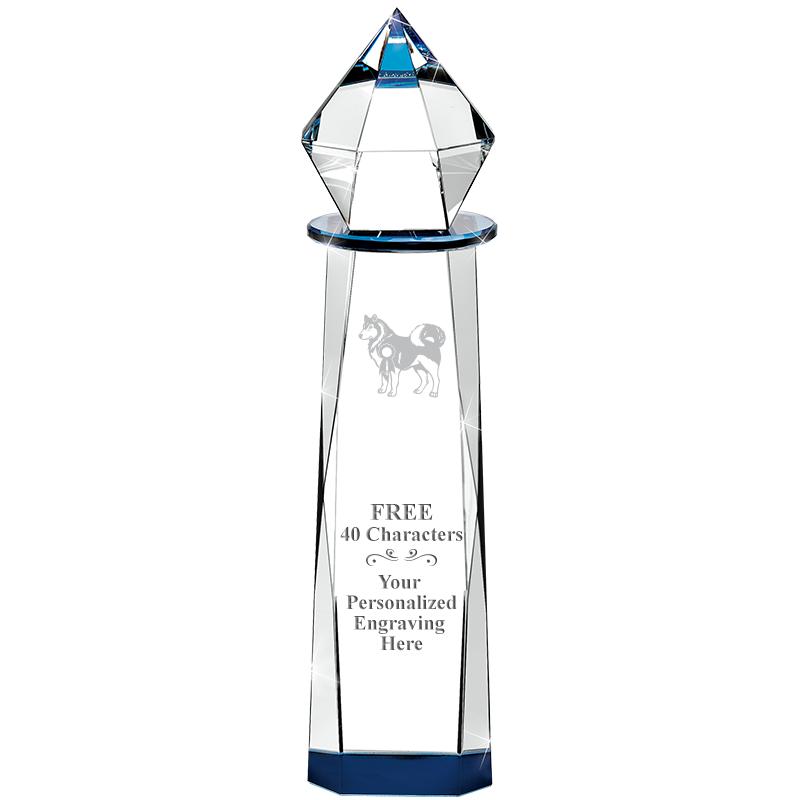 10.25"SAPPHIRE DIAMOND CRYSTAL