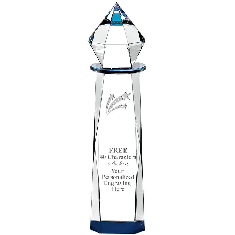 10.25"SAPPHIRE DIAMOND CRYSTAL